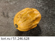 Decorative yelow pampkin seasonal vegetables. Стоковое фото, фотограф Андрей Старостин / Фотобанк Лори