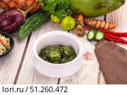 Indian cuisine - Palak paneer cheese with spinach. Стоковое фото, фотограф Андрей Старостин / Фотобанк Лори