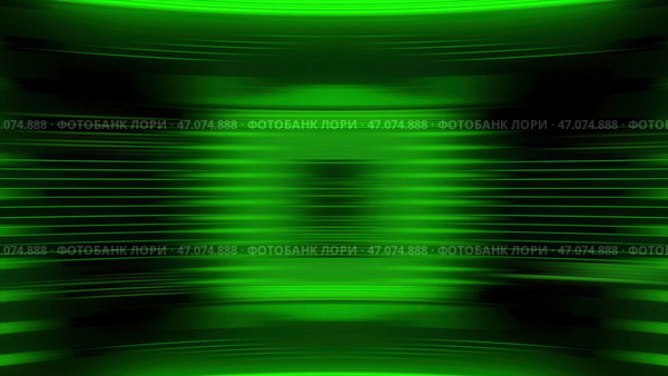 3D animation with stripes and pulsating pulses of electronics. Стоковая иллюстрация, иллюстратор David Kashakhi / Фотобанк Лори