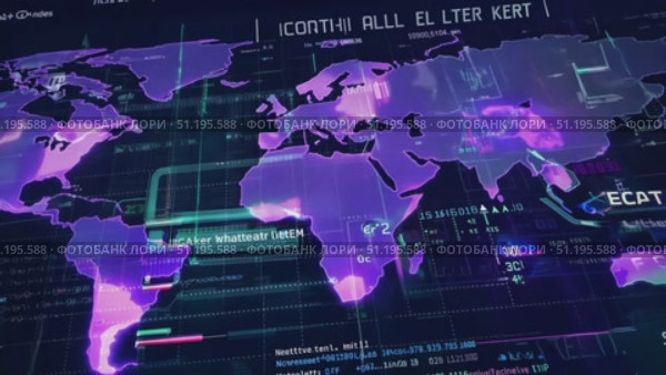 A detailed look at advanced digital interfaces showcasing data visualization in a futuristic command center during a critical simulation event. Стоковое AI-видео, аниматор Данила Большаков / Фотобанк Лори