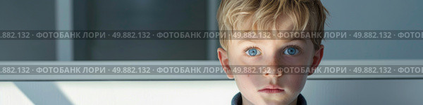 A man showing a surprised facial expression. Стоковое AI-изображение, AI-художник Данила Большаков / Фотобанк Лори