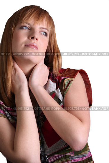 a seductive red head woman. Стоковое фото, агентство Ingram Publishing / Фотобанк Лори