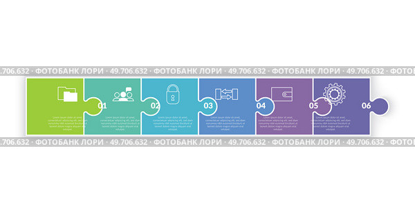 Abstract background with steps, parts, options, processes template. Graphical way of presenting information, data and knowledge. Banner with infographic editions. Business graphic, chart with icons. Abstract background with steps, parts, options, infographic template, way of presenting information. Стоковая иллюстрация, агентство Ingram Publishing / Фотобанк Лори