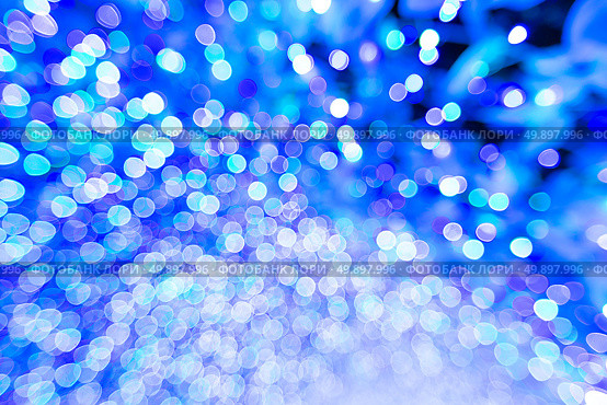 abstract blur background: defocus of bkue marquee light . Стоковое фото, агентство Ingram Publishing / Фотобанк Лори