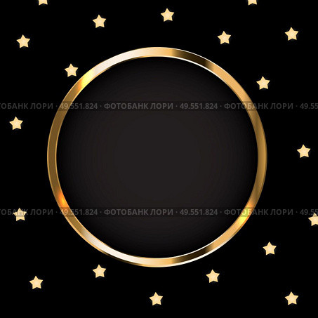 Abstract Card with Golden Frame Vector Illustration EPS10. Abstract Card with Golden Frame Vector Illustration. Стоковая иллюстрация, агентство Ingram Publishing / Фотобанк Лори