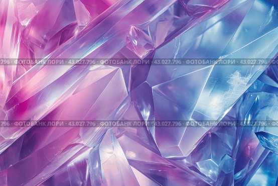 Abstract crystal background. Generate AI. Стоковое AI-изображение, AI-художник Иван Рябоконь / Фотобанк Лори