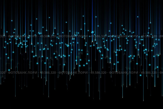 Abstract digital particles. Vector abstract big data visualization. Blue flow of data as numbers strings. Information code representation. Cryptographic analysis concept. Bitcoin, blockchain transfer.. Abstract digital particles. Vector abstract big data visualization. Стоковая иллюстрация, агентство Ingram Publishing / Фотобанк Лори