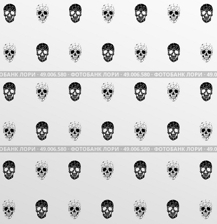 Abstract  gothic sacral seamless pattern,  crystal design element, symbol, sign for tattoo. Стоковая иллюстрация, агентство Ingram Publishing / Фотобанк Лори