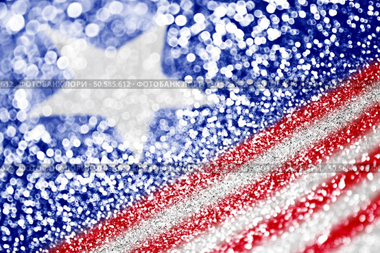 Abstract patriotic American Flag background. Стоковое фото, агентство Ingram Publishing / Фотобанк Лори