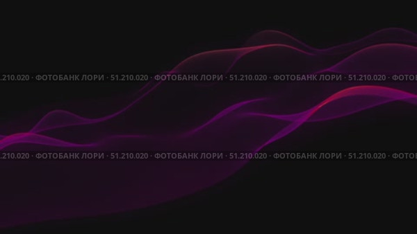Abstract Purple Wave Animation with Black Background. Стоковая анимация, аниматор Mihail Mihaylov / Фотобанк Лори