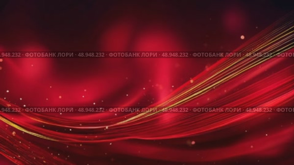 Abstract red background with golden bokeh lights and shimmering particles creating a festive atmosphere, ideal for holiday celebrations, invitations, or seasonal promotions. Стоковое AI-видео, аниматор Ирина Ручушкина / Фотобанк Лори