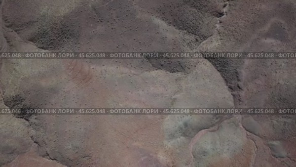 Aerial top view of Atlas Mountains in Morocco. Стоковое видео, видеограф Михаил Коханчиков / Фотобанк Лори