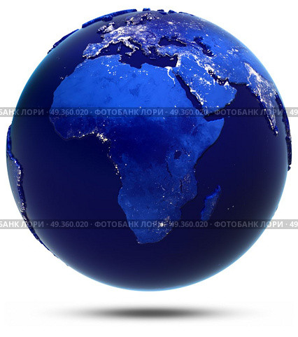 Africa continent and countries 3d rendering. Africa continent and countries. Elements of this image furnished by NASA 3d rendering. Africa continent and countries 3d rendering. Стоковое фото, агентство Ingram Publishing / Фотобанк Лори