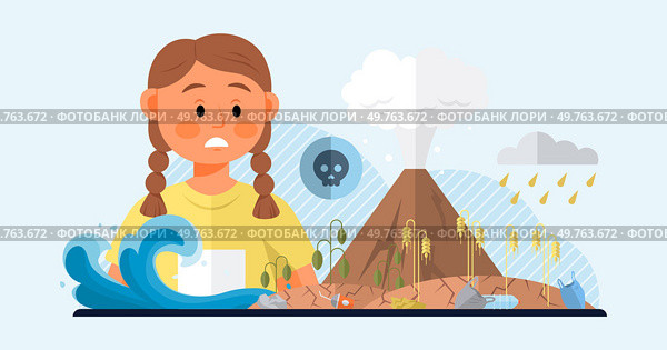 Air pollution vector illustration. Pollutions shadow looms large, specter haunting corridors our environmental conscience Emission reduction is battle cry against encroaching darkness air pollution. Air pollution. The air pollution concept is puzzle, riddle threatening balance our ecology. Стоковая иллюстрация, агентство Ingram Publishing / Фотобанк Лори
