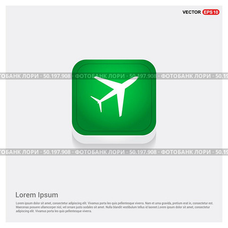 Airplane icon. Стоковая иллюстрация, агентство Ingram Publishing / Фотобанк Лори