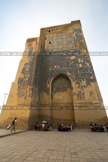Ak-Saray Palace in Shahrisabz, Uzbekistan (2022 год). Редакционное фото, фотограф Юлия Белоусова / Фотобанк Лори