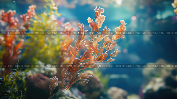 algae sea plant. Стоковое фото, фотограф Vectorwin / Фотобанк Лори