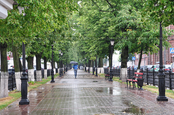 Аллея Признания в Костроме (2008 год). Стоковое фото, фотограф Лада Иванова / Фотобанк Лори