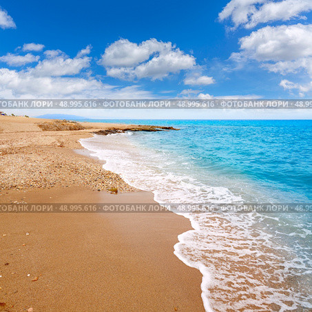 Almeria Mojacar beach in Mediterranean sea of Spain. Стоковое фото, агентство Ingram Publishing / Фотобанк Лори