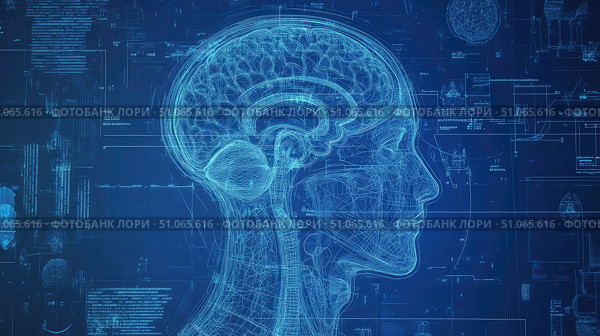 alpha disassembling brainwave scan ai generated. Стоковое AI-изображение, AI-художник Vectorwin / Фотобанк Лори