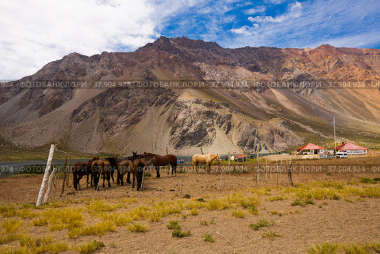 Andes near Las Lenas. Стоковое фото, фотограф Яков Филимонов / Фотобанк Лори