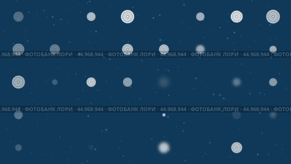 Анимация шаблона с равномерно расположенными игровыми символами в шашки разного размера и непрозрачности. Анимация прозрачности и размера. Бесшовная закольцованная анимация в формате 4k на темно-синем фоне со звездами. Стоковое видео, видеограф Карпенко Алексей / Фотобанк Лори