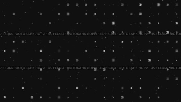 Анимация шаблона с равномерно расположенными символами обсуждения разного размера и непрозрачности. Анимация прозрачности и размера. Бесшовная закольцованная анимация в формате 4k на черном фоне со звездами. Стоковое видео, видеограф Карпенко Алексей / Фотобанк Лори