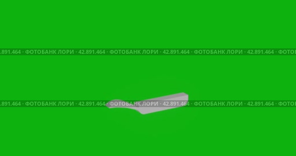 Анимация вращения белого символа панорамирования с тенью. Простое и сложное вращение. Плавная закольцованная анимация в формате 4k на зеленом фоне в цветовой гамме. Стоковая анимация, аниматор Карпенко Алексей / Фотобанк Лори