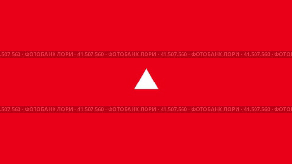 Анимированный фон. Зацикленное видео. Красные и белые треугольники. Стоковая анимация, аниматор Семён Прудий / Фотобанк Лори