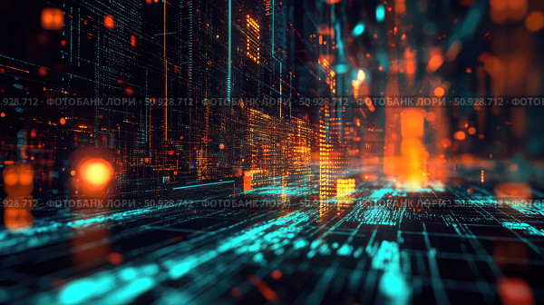 anomaly glitching data cluster ai generated. Стоковое AI-изображение, AI-художник Vectorwin / Фотобанк Лори