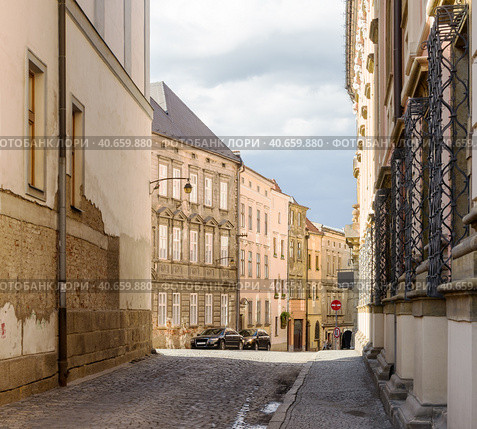 Architecture of old town Olomouc, Czech Republic. Стоковое фото, фотограф Галина  Василенко / Фотобанк Лори