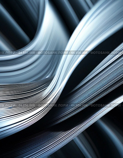 Arrangement of smooth gray lines gracefully intertwines against a soft abstract bokeh background, adding depth and allure. Composition invites the viewer to explore its fluid design. Generative AI. Стоковое AI-изображение, AI-художник Юлия Петровская / Фотобанк Лори