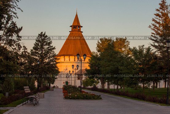 Астрахань. Кремль. Житная башня (2016 год). Стоковое фото, фотограф Литвяк Игорь / Фотобанк Лори