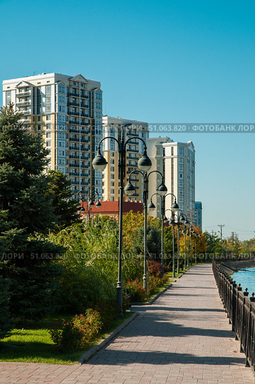 Астрахань. Набережная Приволжского Затона (2020 год). Стоковое фото, фотограф Павел Просянов / Фотобанк Лори