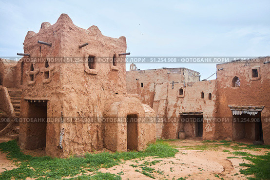 Astrakhan region, Russia - May 07, 2023.: The city of the Golden Horde Sarai-Batu. The scenery for the film. Редакционное фото, фотограф Наталия Кирсанова / Фотобанк Лори