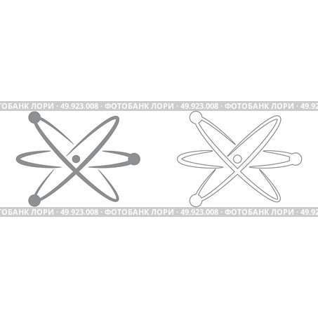 Atom  set  icon . Стоковая иллюстрация, агентство Ingram Publishing / Фотобанк Лори
