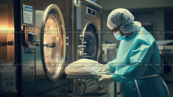 autoclave equipment sterilization ai generated. Стоковое AI-изображение, AI-художник Vectorwin / Фотобанк Лори