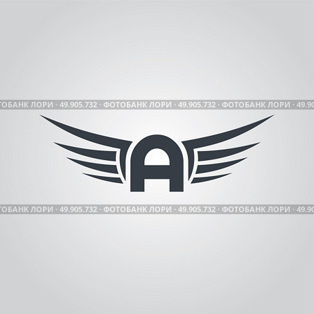 aviator symbol logo logotype theme. aviator symbol logo logotype theme vector illustration. Стоковая иллюстрация, агентство Ingram Publishing / Фотобанк Лори