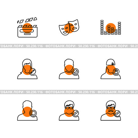 avtar , user , profile , avatar , emoji , emoticon , face , profile , picture , man , woman , ladies , gents , male , female , boy , girl , icon, vector, design,  flat,  collection, style, creative,  icons. Стоковая иллюстрация, агентство Ingram Publishing / Фотобанк Лори