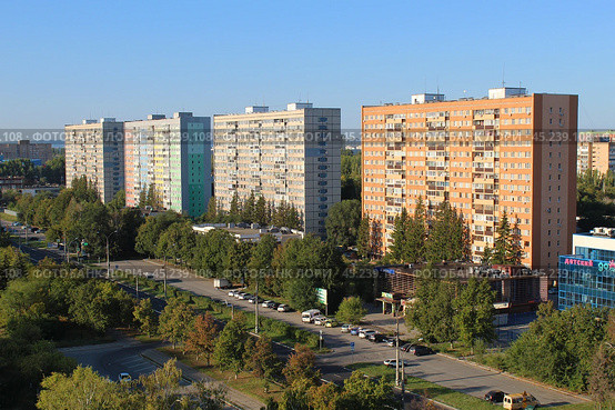 Автозаводский район города Тольятти. Редакционное фото, фотограф Иван Дуплик / Фотобанк Лори