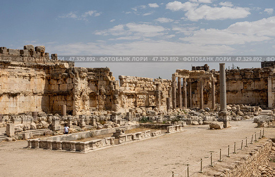 Baalbek archaelogical complex in Lebanon. Stunning. Стоковое фото, фотограф Ignacio Martinez / Фотобанк Лори