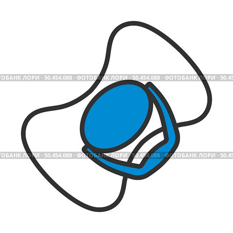 Baby Soother Icon. Editable Bold Outline With Color Fill Design. Vector Illustration. Стоковая иллюстрация, агентство Ingram Publishing / Фотобанк Лори