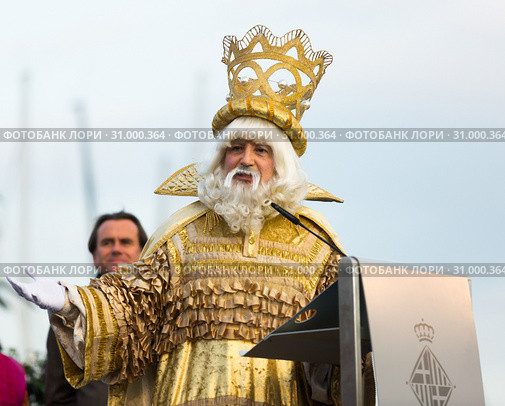 Balthazar reading welcoming address (2017 год). Редакционное фото, фотограф Яков Филимонов / Фотобанк Лори