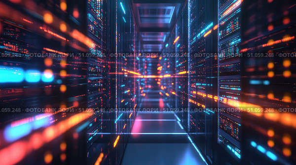 bandwidth zooming data server ai generated. Стоковое AI-изображение, AI-художник Vectorwin / Фотобанк Лори
