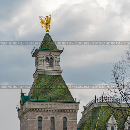 Башня здания музея А.В.Суворова. Санкт-петербург (2023 год). Редакционное фото, фотограф Александр Щепин / Фотобанк Лори