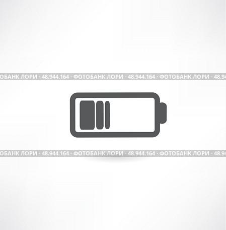 Battery icon. Стоковая иллюстрация, агентство Ingram Publishing / Фотобанк Лори