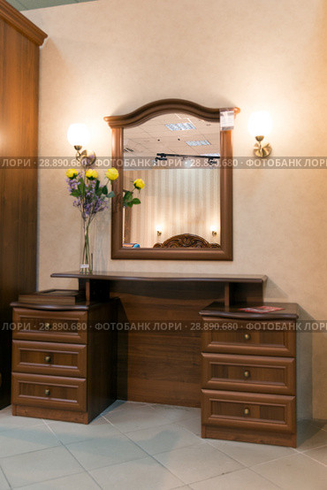 Bedroom interior in classic style. Стоковое фото, фотограф Евгений Ткачёв / Фотобанк Лори