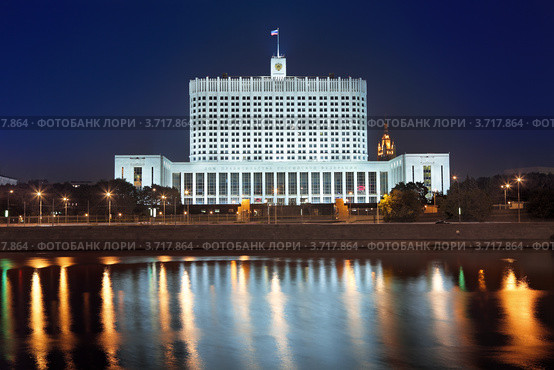 Белый дом (2012 год). Стоковое фото, фотограф Игорь Долгов / Фотобанк Лори
