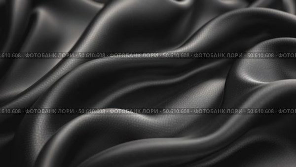 Black Fabric Texture With Elegant Folds Capturing Light and Shadow in Detail. Стоковое AI-видео, аниматор Юлия Гапеенко / Фотобанк Лори