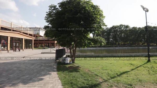 Black Lake Park and recreation area in Kazan (2022 год). Редакционное видео, видеограф Потийко Сергей / Фотобанк Лори